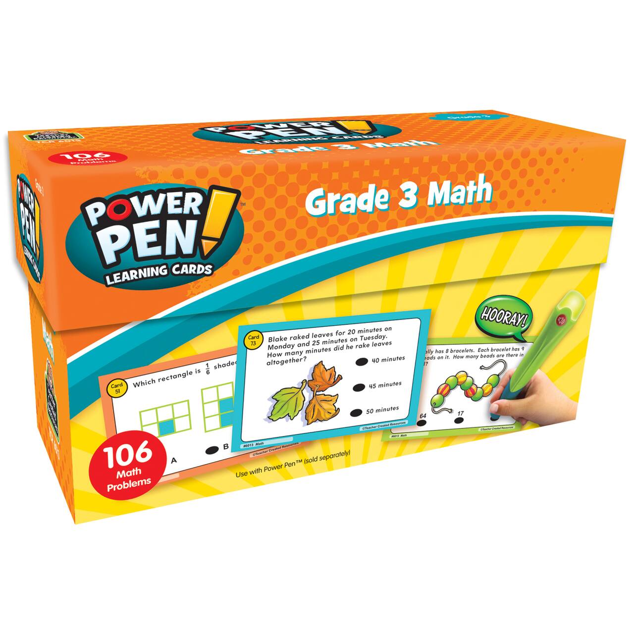 Power Pen&#x2122; Learning Cards, Math Grade 3